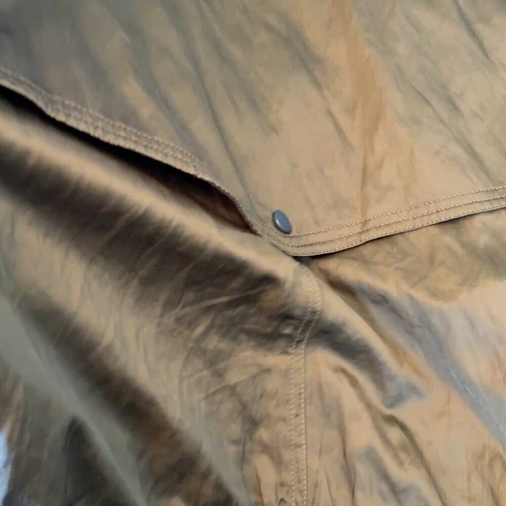 Vince Olive Green Luxe Anorak Festival Jacket sz L - Picture 15 of 15